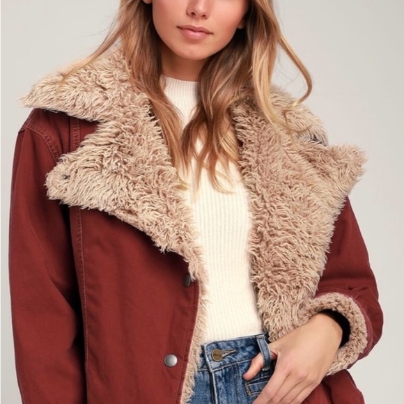 Free People Owen Sherpa Fleece Jacket - Picture 4 of 9